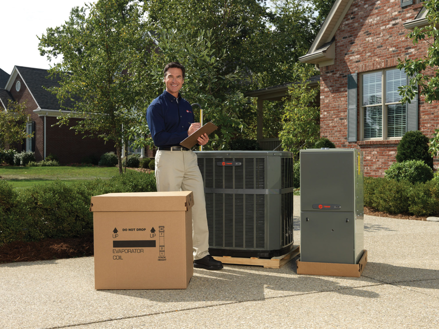 Happy  trane professional outside 